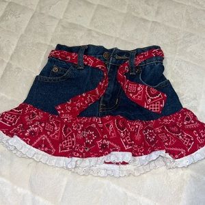 Girl 2T Cowgirl Skirt